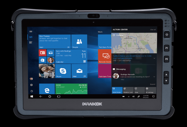 DURABOOK- U11 Rugged Tablet- 11", FHD Touch, i5, 8GB, 128GB, Wifi+BT, Front Camera Tablet DURABOOK