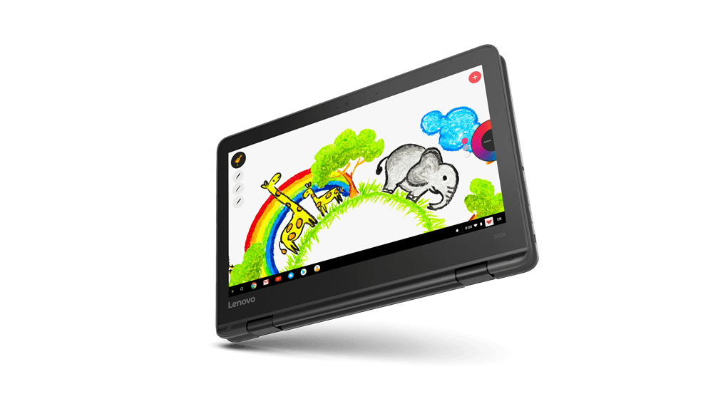 Lenovo Chromebook 300E Touchscreen, Convertible 2 in 1, G2 N4020, 8G, 64GB, 1 year- 81MB0065US Chromebook Lenovo