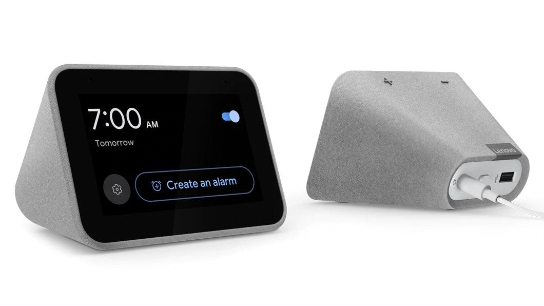 Lenovo Smart Clock with the Google Assistant - ZA4R0002US Lenovo