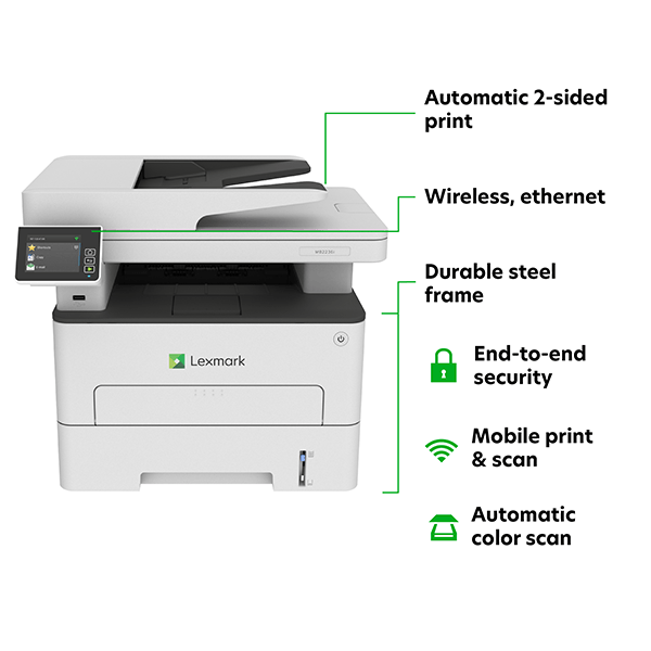 Lexmark Black and White All-in-One 3-series MB2236i Printer Lexmark
