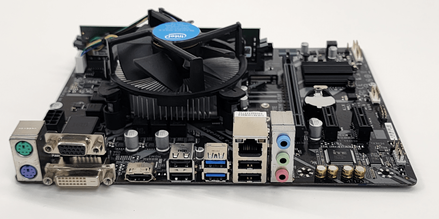 Gigabyte M-ATX motherboard with Intel Core i3 8100 CPU and 8GB DDR4 RAM- USED Motherboard Gigabyte 