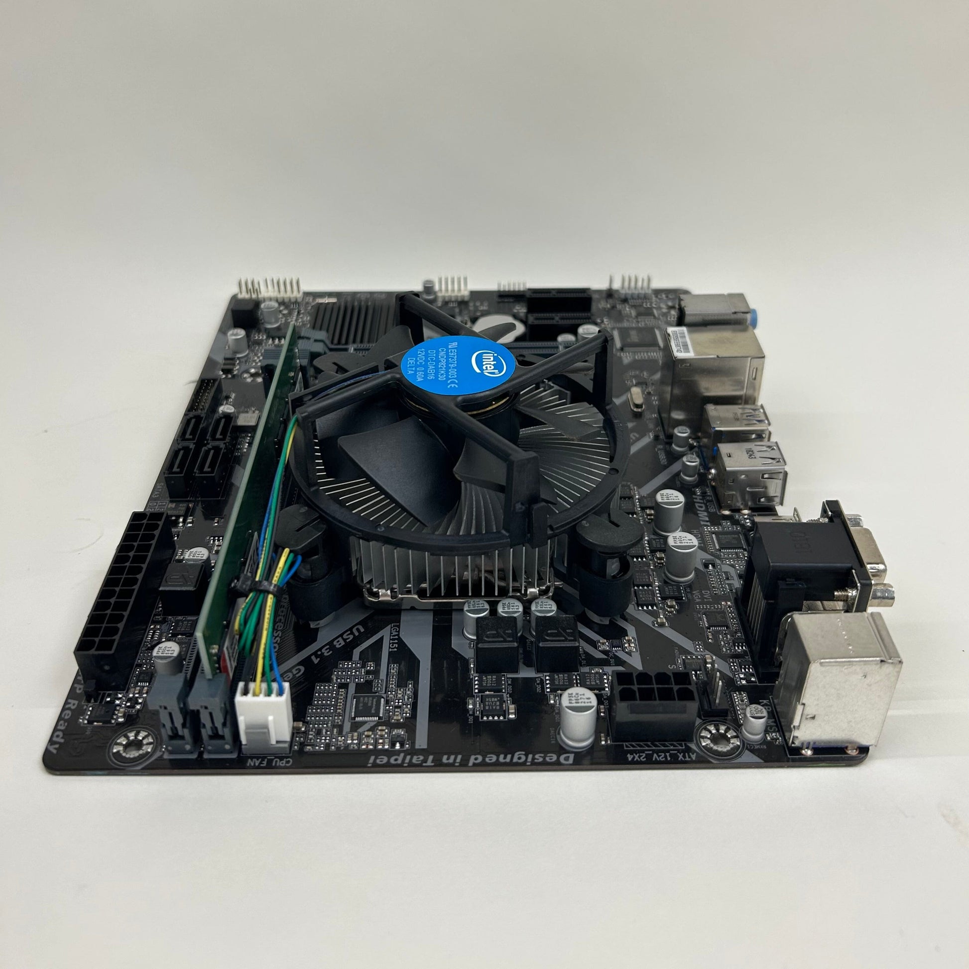 Gigabyte motherboard with Intel 8100 and RAM (refurbished) Motherboard gigabyte 