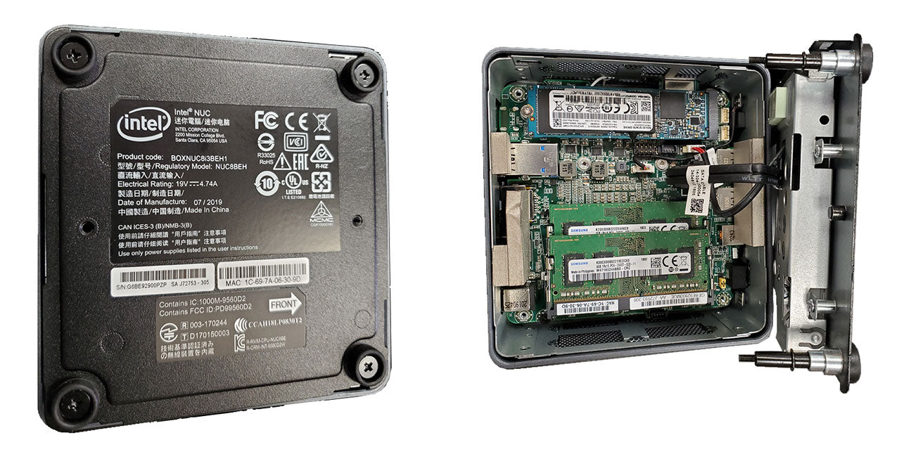 Intel NUC i3 8GB 250GB W10P 3yr SFF Data Path Inc- Intel 