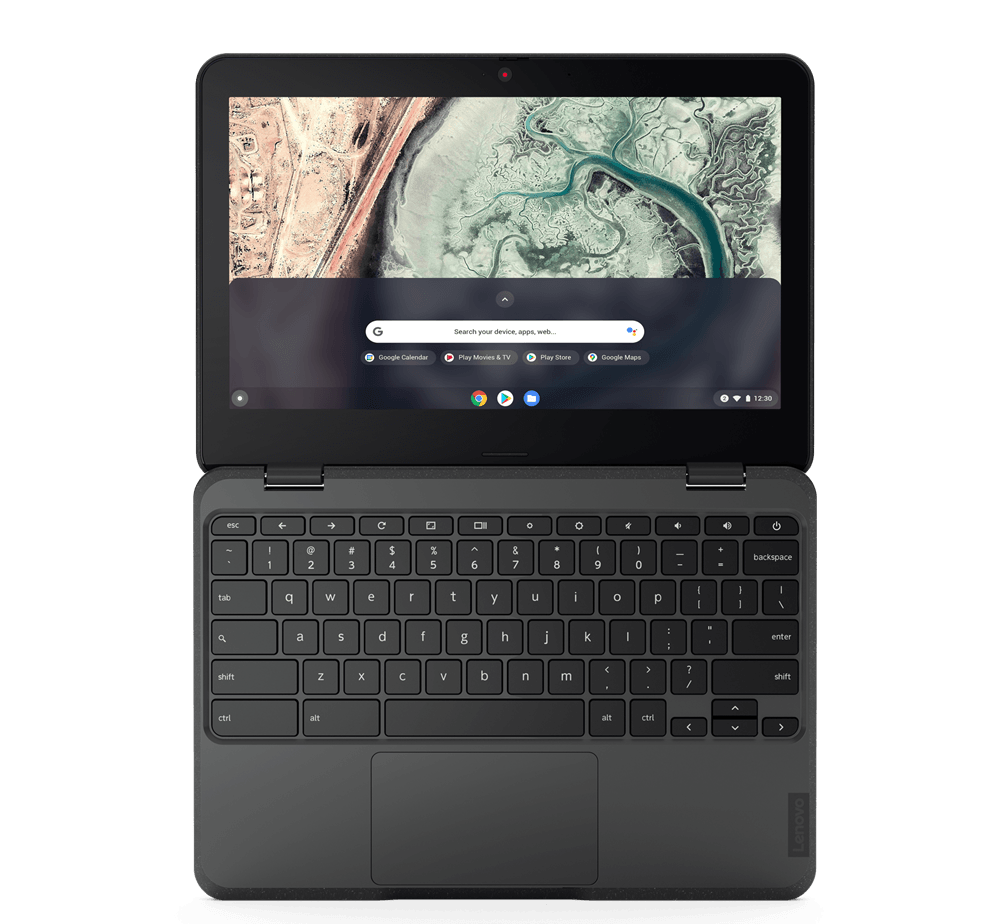 Lenovo Chromebook 100e Gen3, 11.6", Non Touch, Clam Shell, Intel Celeron N4500 (1.10GHz) - 82UY0000US Laptop Lenovo 