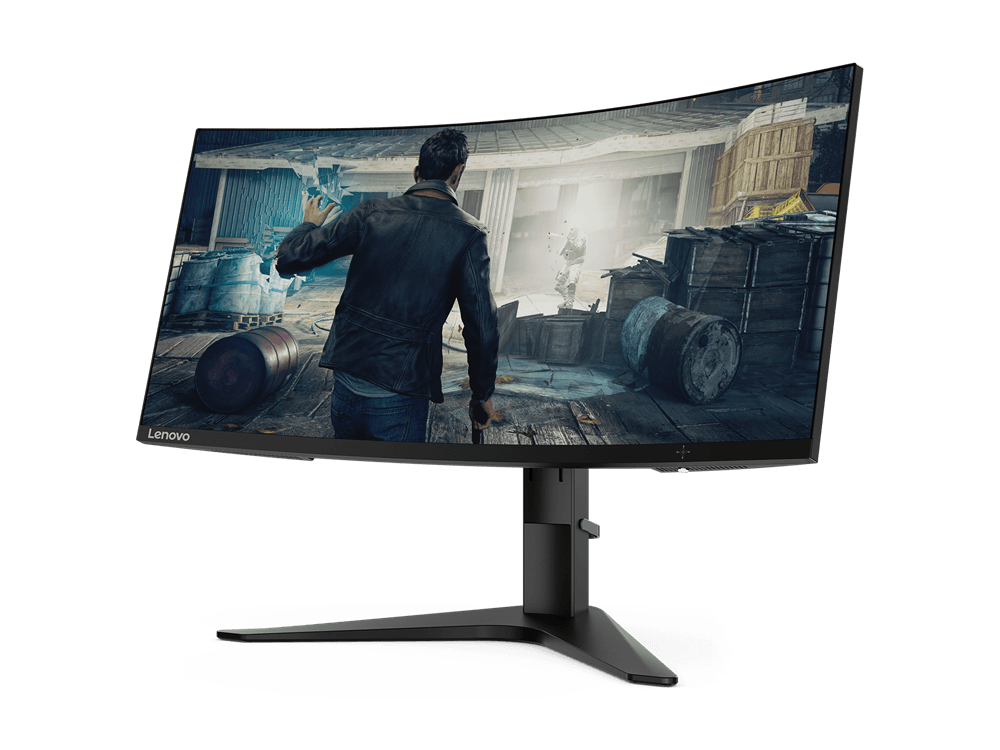 Lenovo G34W-10 34" Monitor 3440x1440 Curved HDMI+DP - 66A1GCCBUS Gaming Monitor Lenovo 