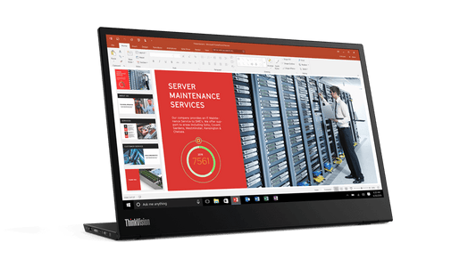 Lenovo ThinkVision M14 - LED monitor - Full HD (1080p) - 14" - 61DDUAR6US Ultra slim portable Monitor Lenovo 