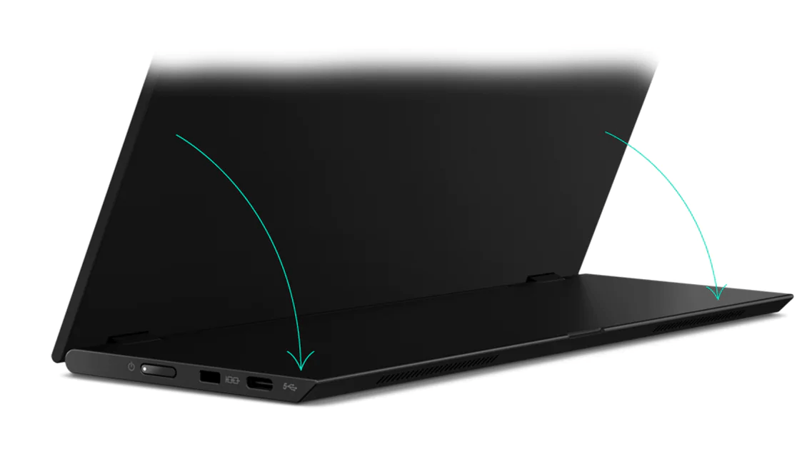 Lenovo ThinkVision M14 - LED monitor - Full HD (1080p) - 14" - 61DDUAR6US Ultra slim portable Monitor Lenovo 