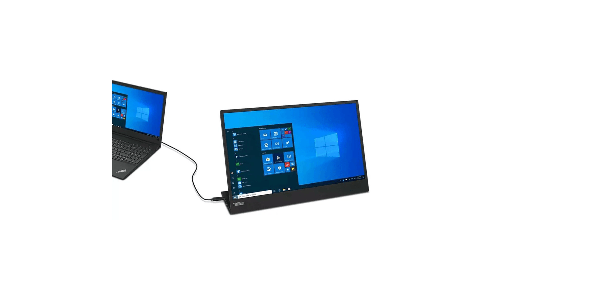 Lenovo ThinkVision M15 - LED monitor - Full HD (1080p) - 15" 62CAUAR1US Computer Monitor Lenovo 