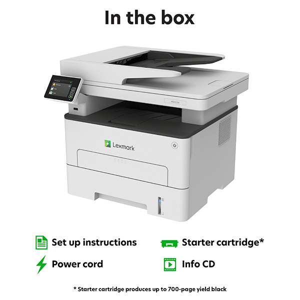 Lexmark Black and White All-in-One 3-series MB2236i Printer Lexmark 
